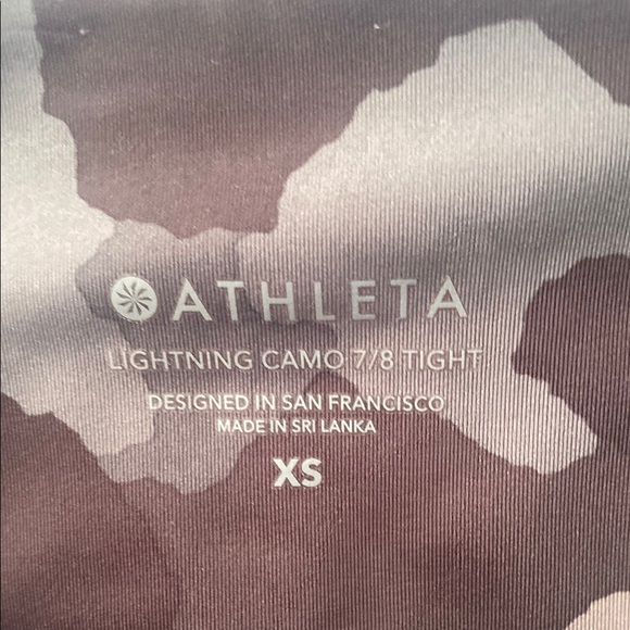 Athleta Gray & Brown high -Waist Leggings - Picture 5 of 11